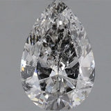 0.50ct Pear Natural Diamond (Colour G, Clarity I2, GIA Certified)