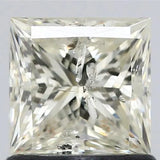 1.01ct Princess Natural Diamond (Colour L, Clarity I1, Cut VG, IGI Certified)