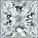 1.00ct Princess Natural Diamond (Colour I, Clarity VVS2, Cut EX, IGI Certified)