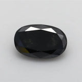0.65ct Oval Natural Diamond (Colour Fancy Black, Clarity VVS2, Cut EX, GIA Certified)