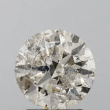 2.11ct Round Natural Diamond (Colour L, Clarity I1, Cut EX, IGI Certified)