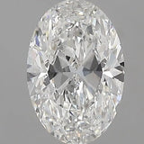 0.63ct Oval Natural Diamond (Colour F, Clarity VS2, GIA Certified)
