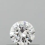 0.24ct Round Lab Grown Diamond (Colour D, Clarity VVS2, Cut VG, IGI Certified)