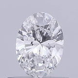 0.50ct Oval Lab Grown Diamond (Colour D, Clarity VS2, IGI Certified)