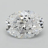 1.00ct Oval Lab Grown Diamond (Colour D, Clarity VS2, GIA Certified)