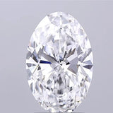2.16ct Oval Lab Grown Diamond (Colour D, Clarity VS2, IGI Certified)