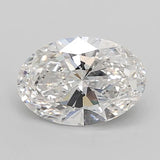 2.50ct Oval Lab Grown Diamond (Colour D, Clarity VVS2, IGI Certified)