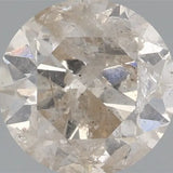 3.24ct Round Natural Diamond (Colour K, Clarity I2, Cut VG, IGI Certified)