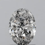 1.00ct Oval Natural Diamond (Colour H, Clarity I1, Cut GD, IGI Certified)