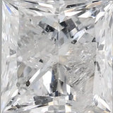 1.00ct Princess Natural Diamond (Colour F, Clarity I2, Cut VG, IGI Certified)