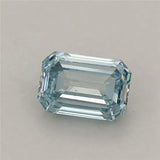 0.52ct Emerald Lab Grown Diamond (Colour Fancy Intense Blue, Clarity VS2, IGI Certified)
