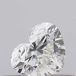 0.20ct Heart Natural Diamond (Colour J, Clarity SI2, GIA Certified)