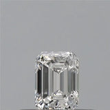 0.24ct Emerald Natural Diamond (Colour F, Clarity IF, GIA Certified)