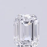 0.25ct Emerald Lab Grown Diamond (Colour D, Clarity VVS1, IGI Certified)