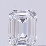 0.25ct Emerald Lab Grown Diamond (Colour D, Clarity VVS2, IGI Certified)