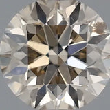 0.30ct Round Natural Diamond (Colour Very Light Brown, Clarity SI2, Cut VG, IGI Certified)