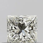 0.31ct Princess Natural Diamond (Colour K, Clarity VS2, GIA Certified)