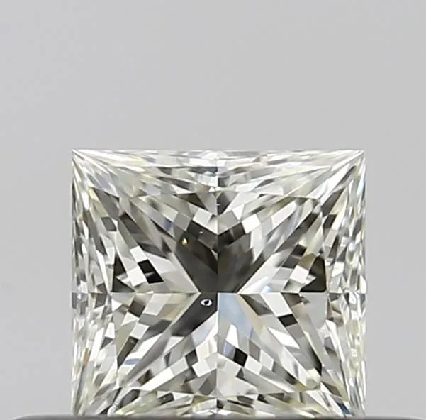 0.31ct Princess Natural Diamond (Colour K, Clarity VS2, GIA Certified)