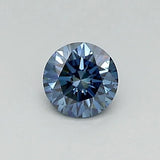 0.31ct Round Lab Grown Diamond (Colour Fancy Deep Blue, Clarity SI1, Cut EX, IGI Certified)
