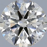0.31ct Round Natural Diamond (Colour K, Clarity I1, Cut EX, IGI Certified)