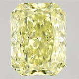 0.32ct Radiant Natural Diamond (Colour Fancy Light Yellow, Clarity VVS1, Cut EX, GIA Certified)