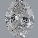 0.33ct Oval Natural Diamond (Colour G, Clarity I2, Cut VG, IGI Certified)