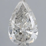 0.33ct Pear Natural Diamond (Colour H, Clarity I2, Cut VG, IGI Certified)