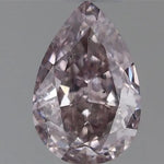 0.34ct Pear Natural Diamond (Colour Fancy Brownish Pink, Clarity SI2, GIA Certified)