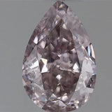 0.34ct Pear Natural Diamond (Colour Fancy Brownish Pink, Clarity SI2, GIA Certified)