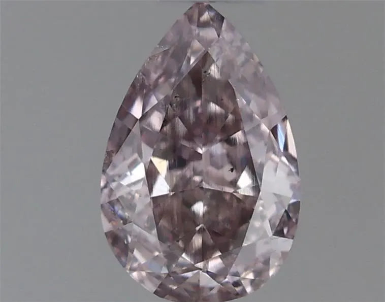 0.34ct Pear Natural Diamond (Colour Fancy Brownish Pink, Clarity SI2, GIA Certified)