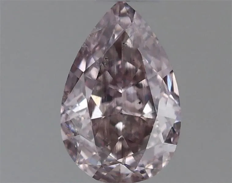 0.34ct Pear Natural Diamond (Colour Fancy Brownish Pink, Clarity SI2, GIA Certified)