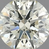 0.34ct Round Natural Diamond (Colour L, Clarity SI2, Cut EX, IGI Certified)