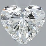 0.40ct Heart Natural Diamond (Colour I, Clarity SI2, GIA Certified)