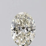0.40ct Oval Natural Diamond (Colour K, Clarity SI1, GIA Certified)