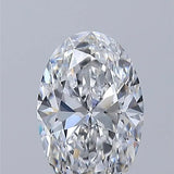 0.43ct Oval Natural Diamond (Colour D, Clarity VVS2, GIA Certified)
