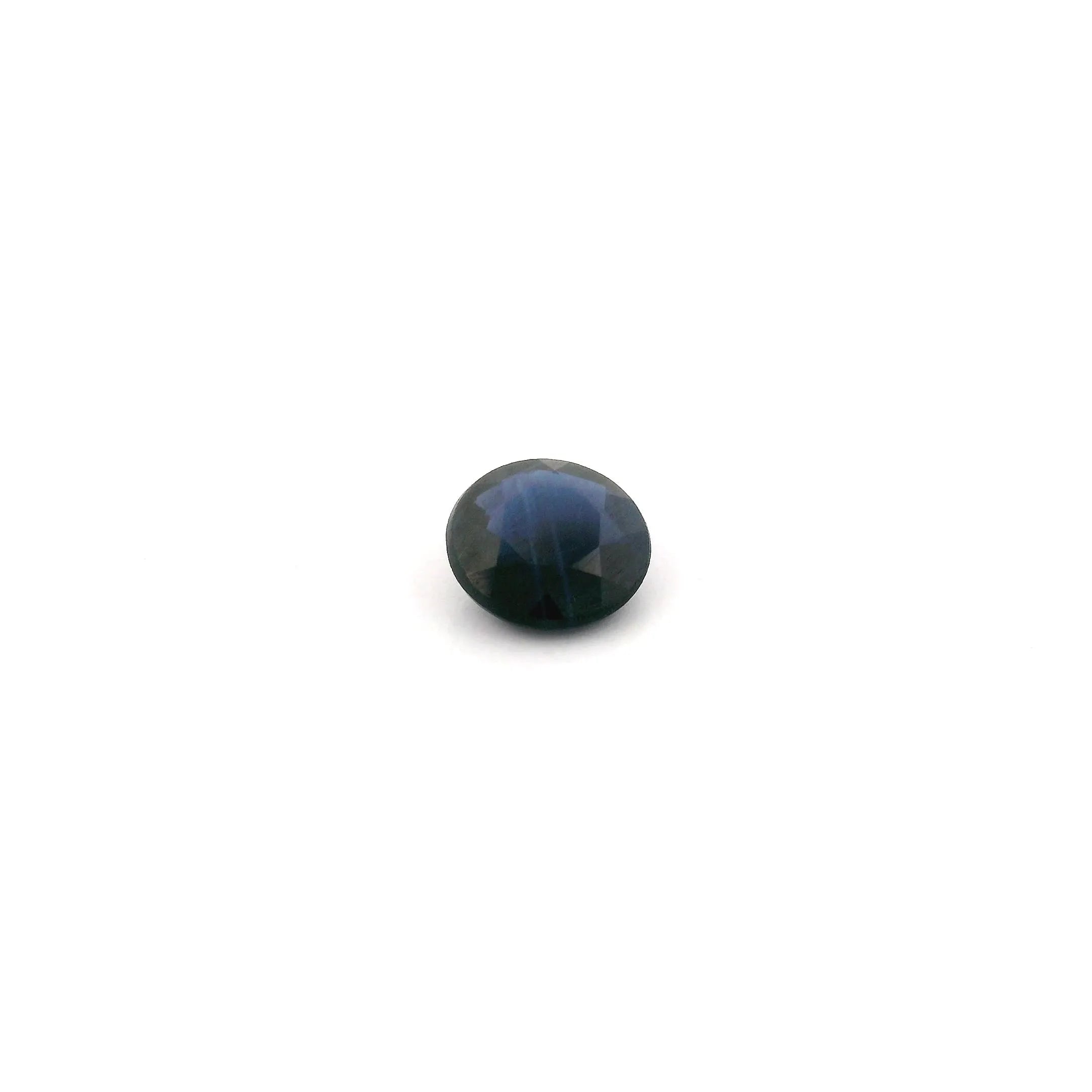 0.43ct Round Natural Sapphire (Colour Blue, Clarity Slightly Included, Cut Faceted)