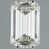 0.46ct Emerald Natural Diamond (Colour K, Clarity VVS2, GIA Certified)