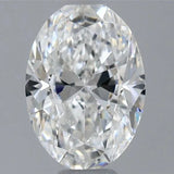 0.48ct Oval Natural Diamond (Colour F, Clarity VS2, GIA Certified)