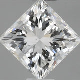 0.48ct Princess Natural Diamond (Colour H, Clarity VS1, GIA Certified)