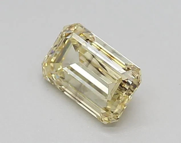 0.50ct Emerald Lab Grown Diamond (Colour Fancy Intense Yellow, Clarity SI2, IGI Certified)