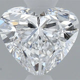 0.50ct Heart Natural Diamond (Colour D, Clarity VVS1, GIA Certified)