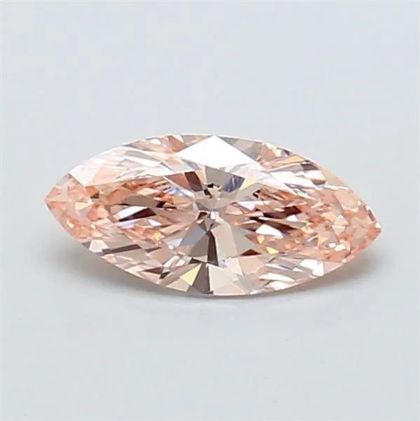0.50ct Marquise Lab Grown Diamond (Colour Fancy Light Pinkish Brown, Clarity VVS2, IGI Certified)