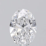0.50ct Oval Natural Diamond (Colour D, Clarity SI1, GIA Certified)