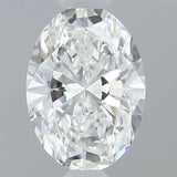 0.50ct Oval Natural Diamond (Colour F, Clarity VVS1, GIA Certified)