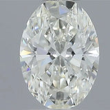 0.50ct Oval Natural Diamond (Colour H, Clarity IF, Cut EX, IGI Certified)