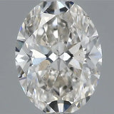 0.50ct Oval Natural Diamond (Colour J, Clarity SI1, GIA Certified)