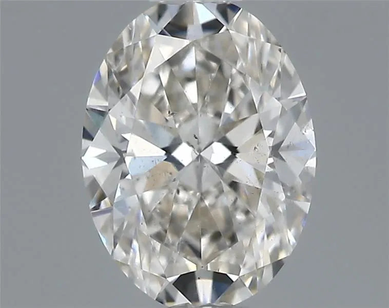 0.50ct Oval Natural Diamond (Colour J, Clarity SI1, GIA Certified)