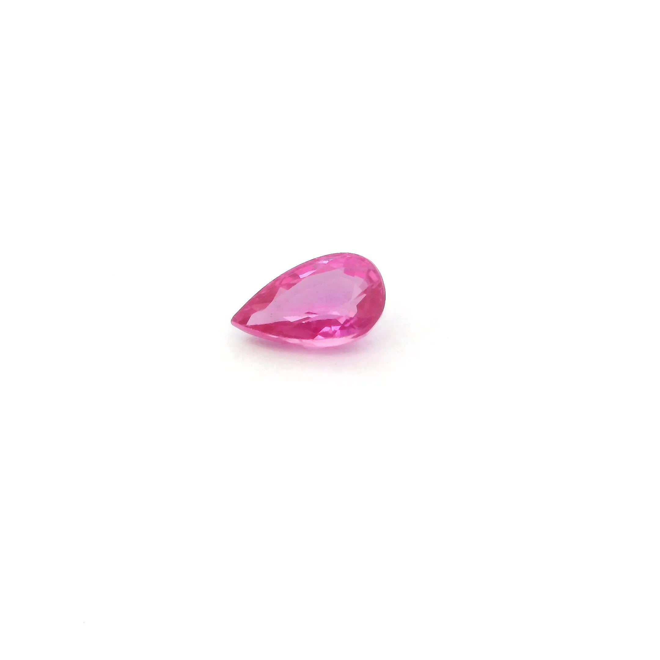 0.50ct Pear Natural Ruby (Colour Red, Clarity Slightly Included, Cut Faceted)