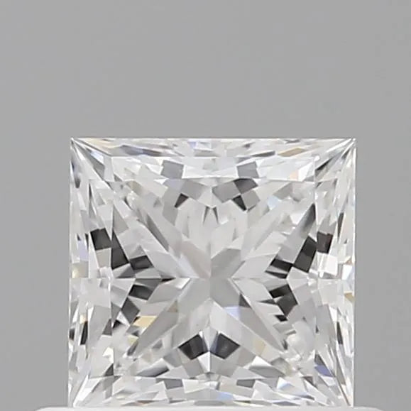0.50ct Princess Natural Diamond (Colour D, Clarity VS1, GIA Certified)