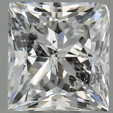 0.50ct Princess Natural Diamond (Colour F, Clarity I1, Cut VG, IGI Certified)